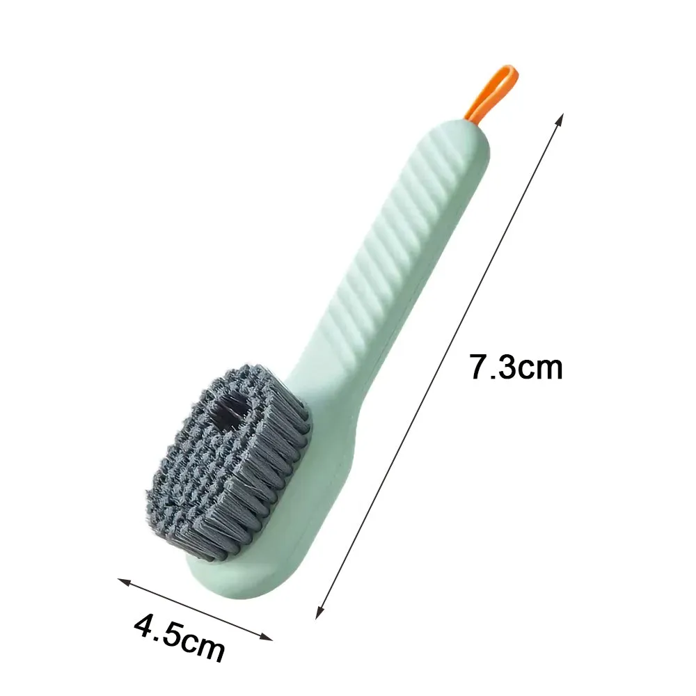 1 Pcs Cleaning Brush Soft Bristled Liquid Shoe Brush Long Handle Brush Clothes Brush Shoes