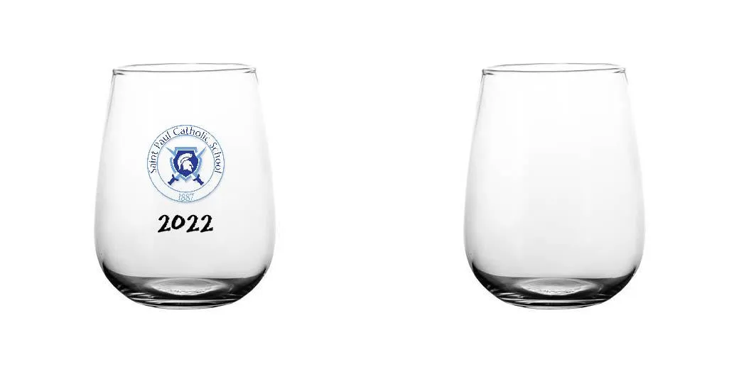 17 oz Printed BarConic® Stemless Wine Glass