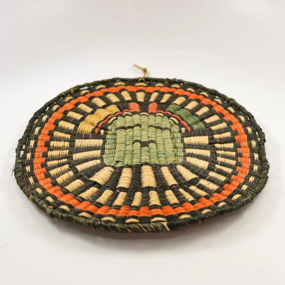 1950s Hopi Wicker Plaque