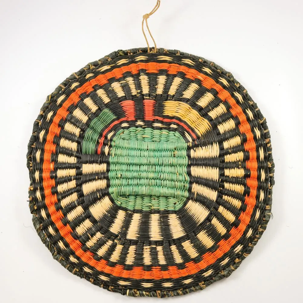 1950s Hopi Wicker Plaque