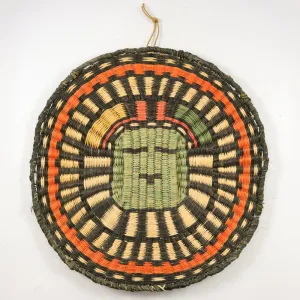 1950s Hopi Wicker Plaque