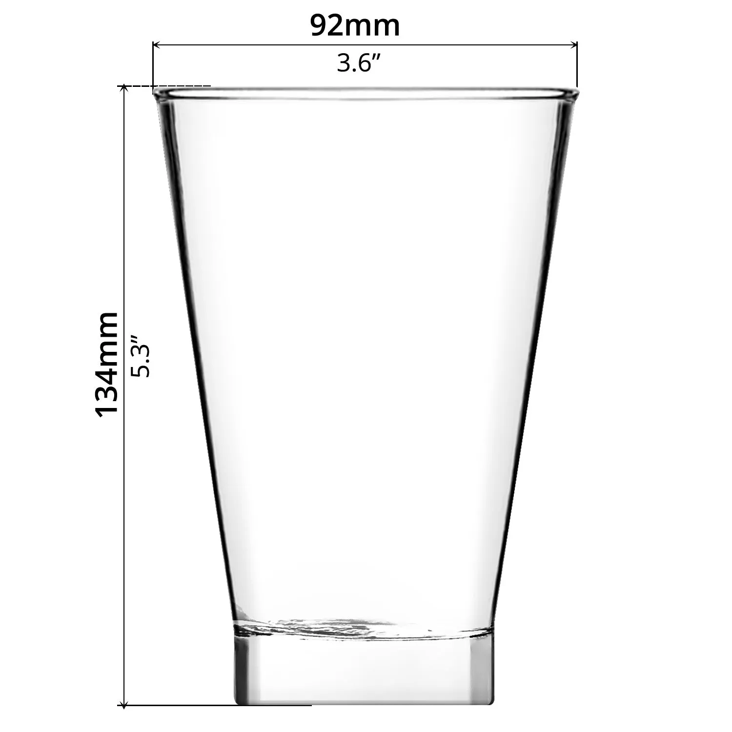 6-pcs Drinking Glass (425ml)