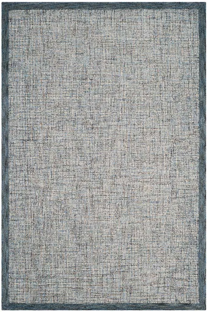 Abstract Navy/Ivory Area Rug