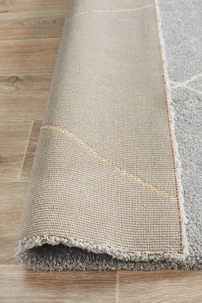 Adina Haleh Diamond Silver Rug