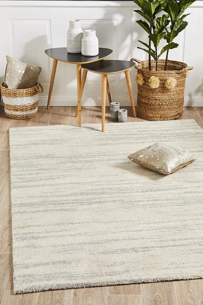 Adina Sally Contemporary Silver Rug