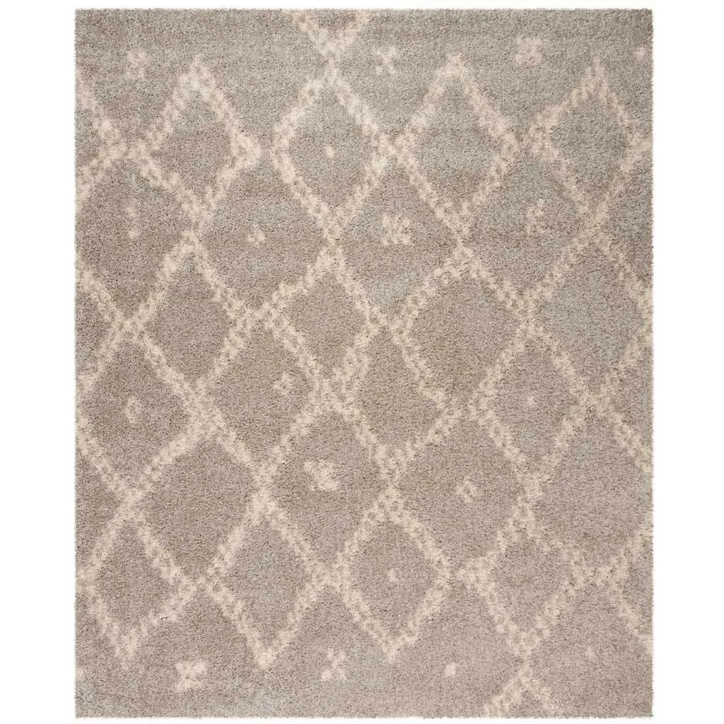 Arizona Shag Gray/Ivory Area Rug