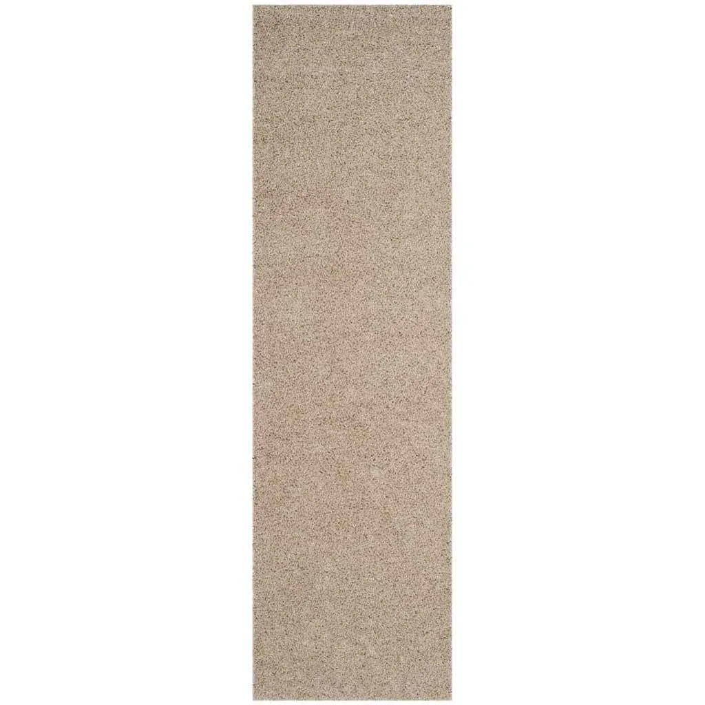 Arizona Shag Light Beige Runner Rug