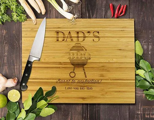 BBQ Bamboo Cutting Boards 12x16"