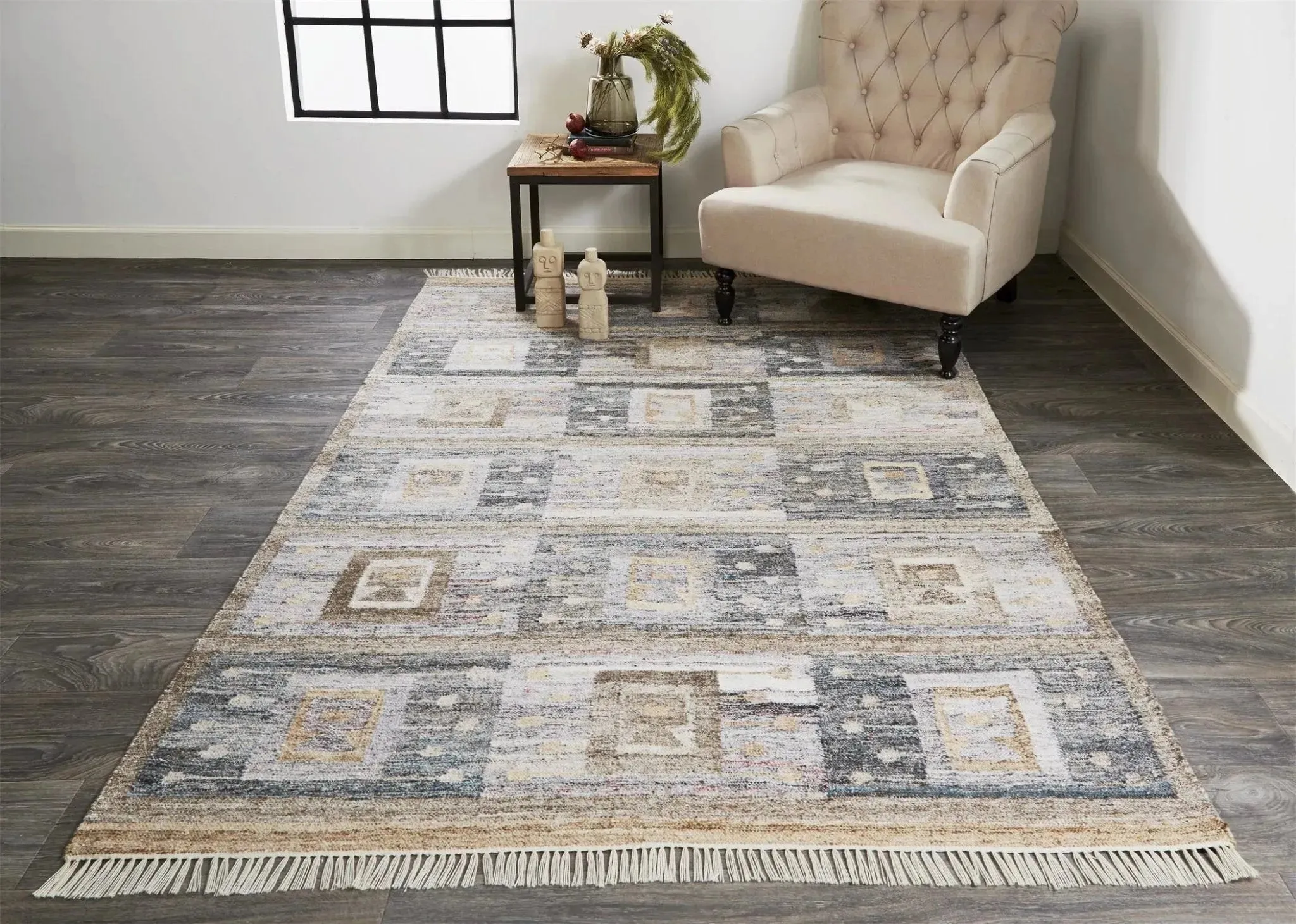 Beckett 0816F Gray/Tan Rug