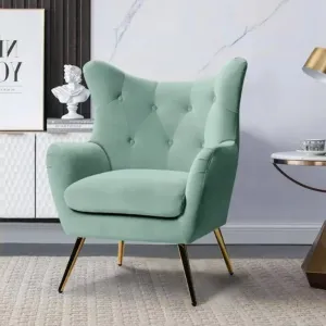 Becky Suede Accent Chair