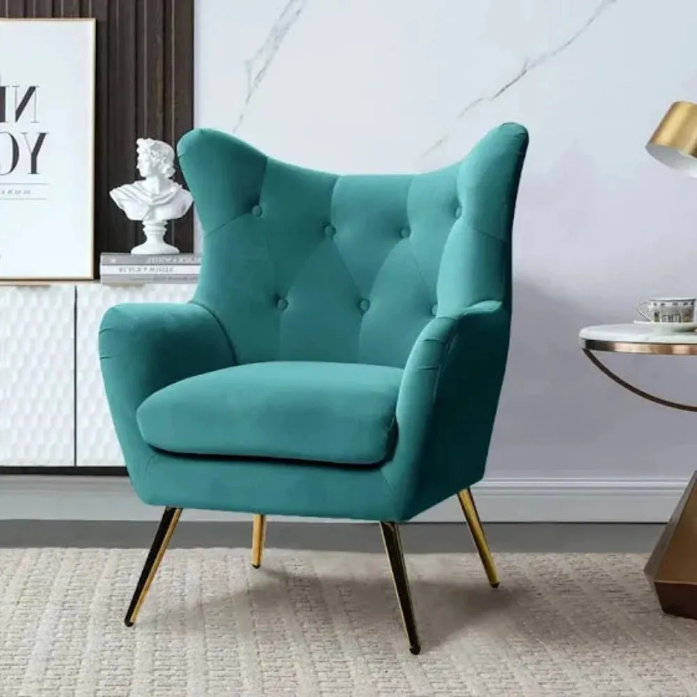 Becky Suede Accent Chair