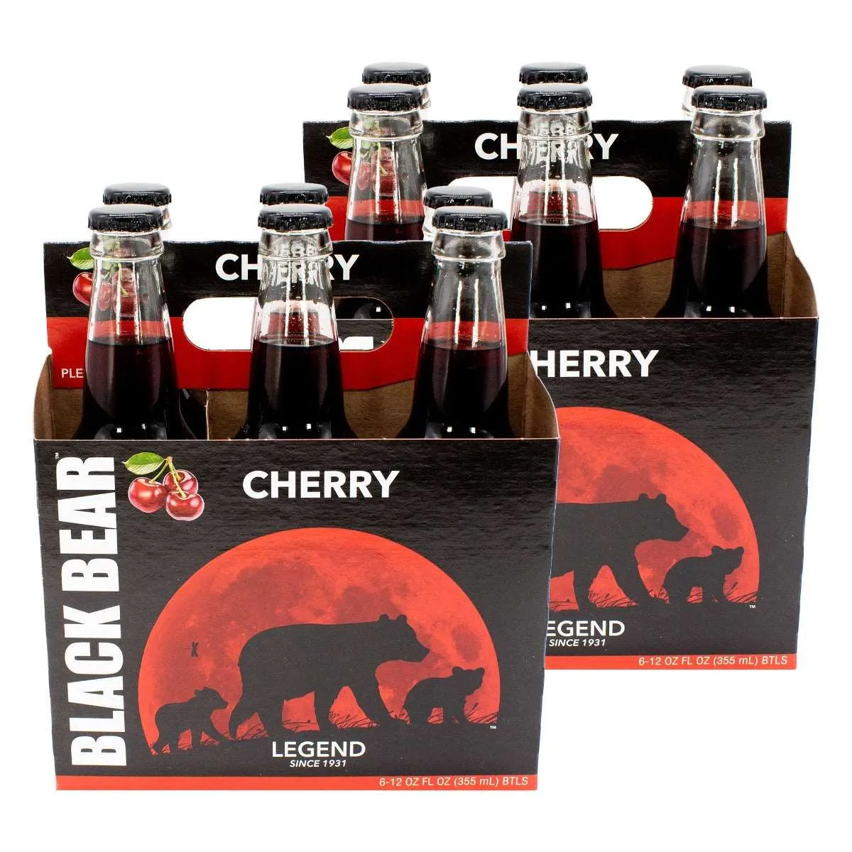 Black Bear Cherry Soda 12 Pack