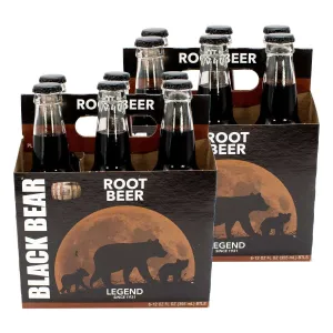 Black Bear Root Beer Soda 12 Pack