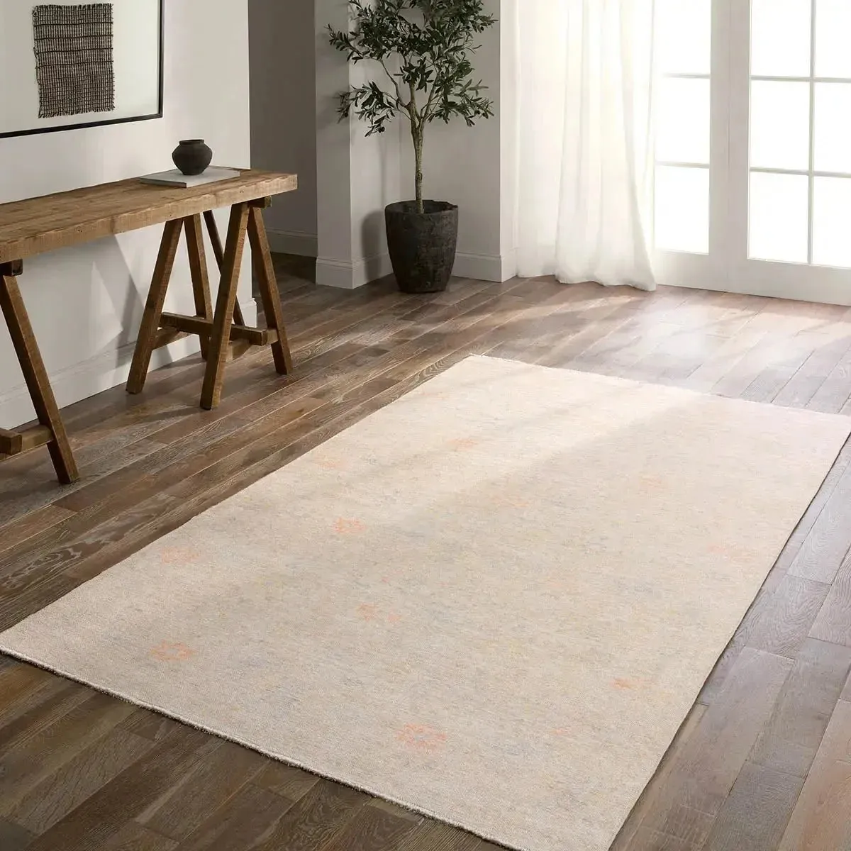 Boheme BOH30 Cream/Light Blue Rug