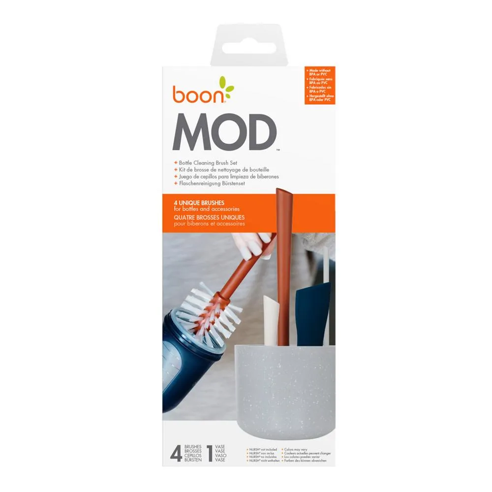 Boon - Mod Bottle Brush Multicolor 4Pc-Set