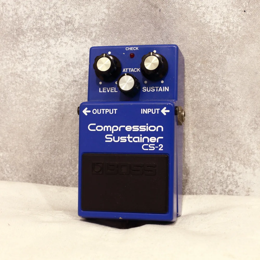 Boss CS-2 Compressor Sustainer Pedal Japan 1983