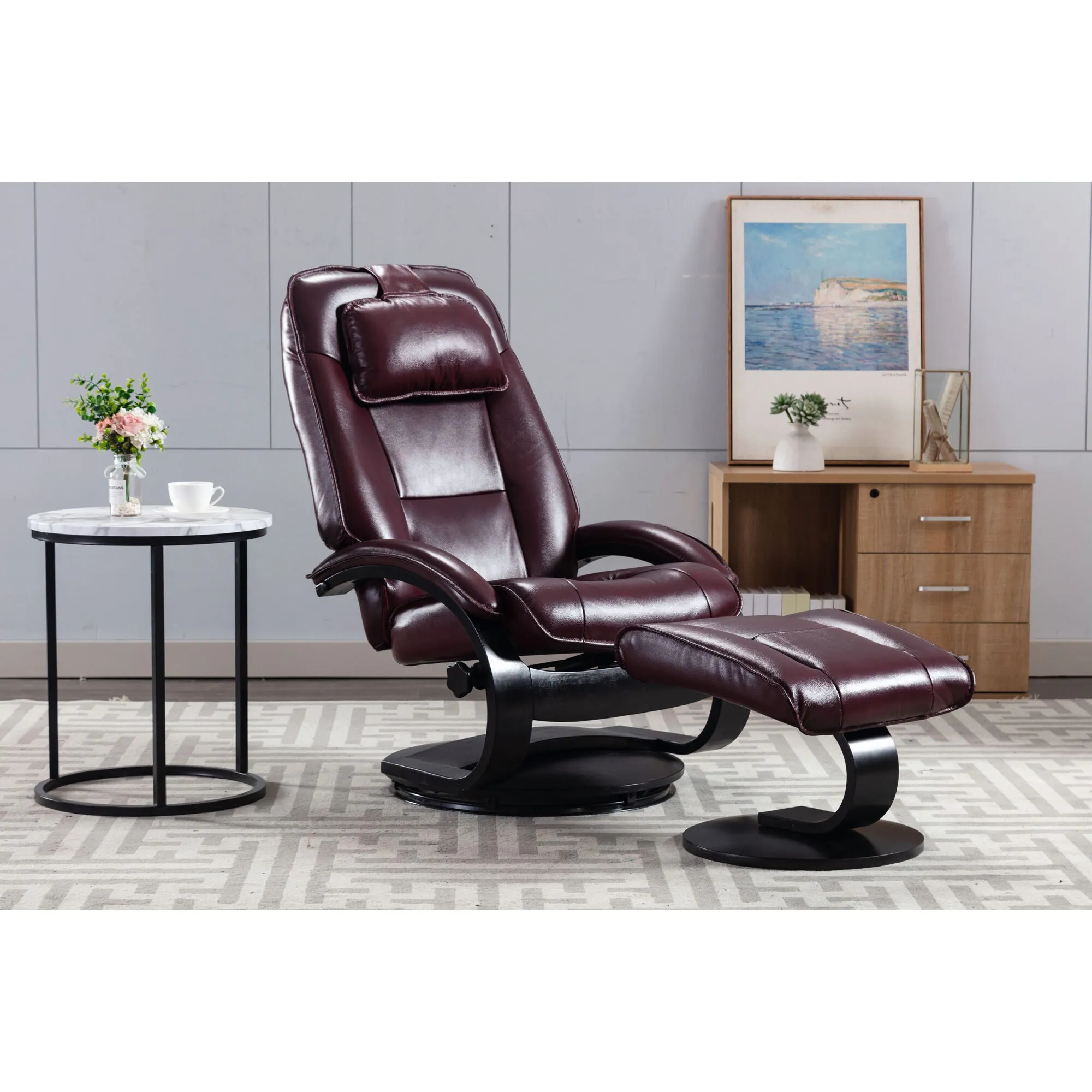 Brampton Recliner And Ottoman