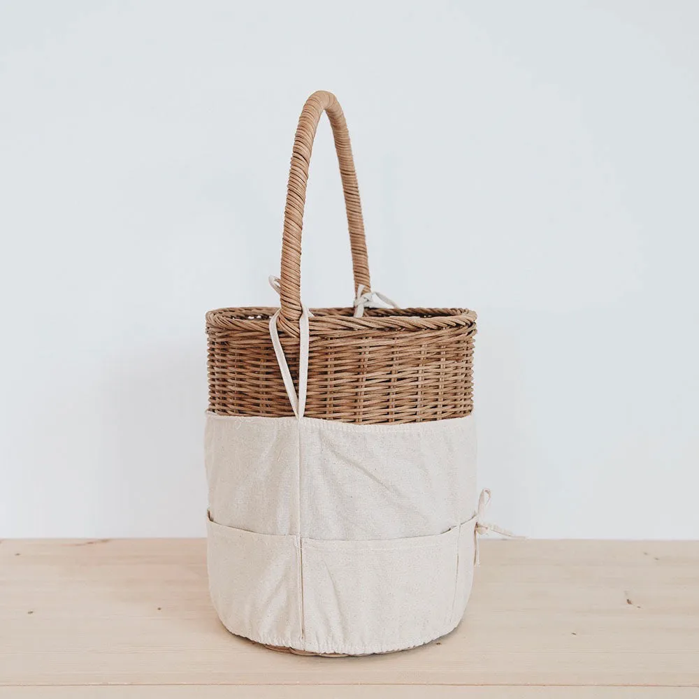 Busby Rattan Basket