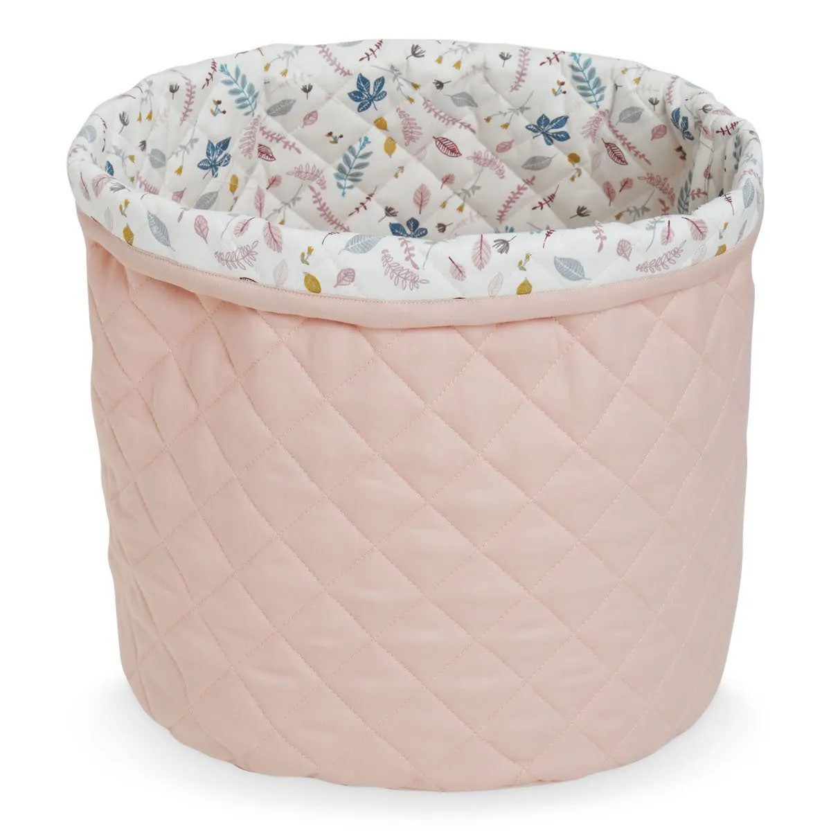 Cam Cam Quilted Storage Basket in Blossom Pink - Medium