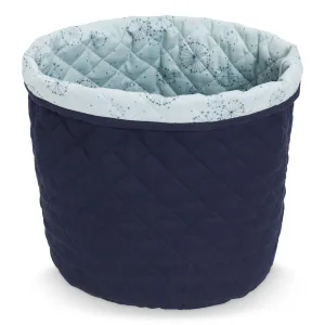 Cam Cam Quilted Storage Basket in Navy - Medium