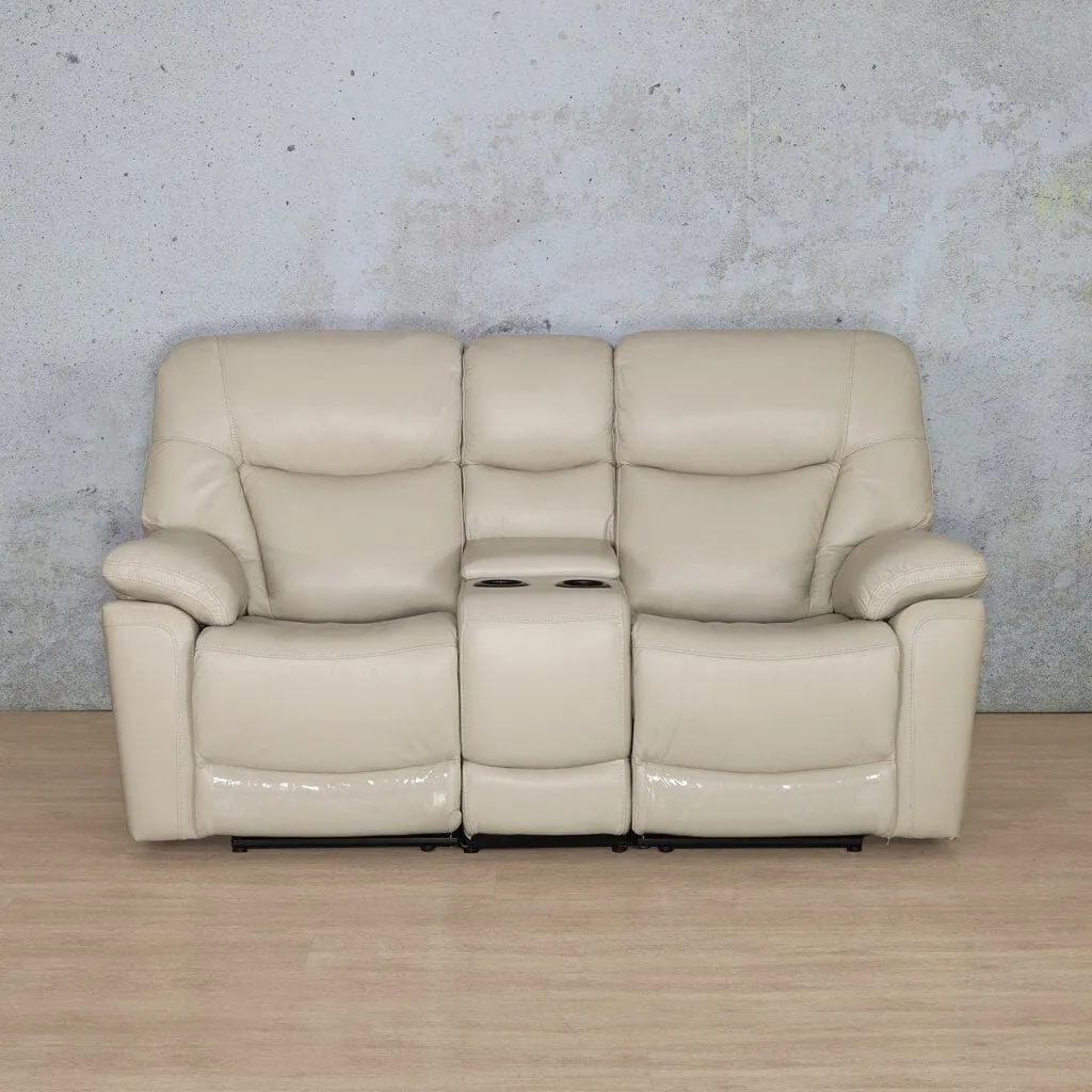 Chester 2 Seater Home Theatre Leather Recliner