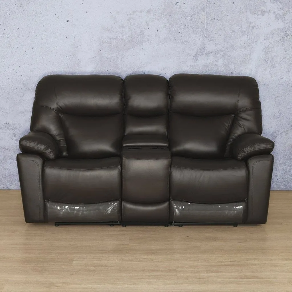 Chester 2 Seater Home Theatre Leather Recliner