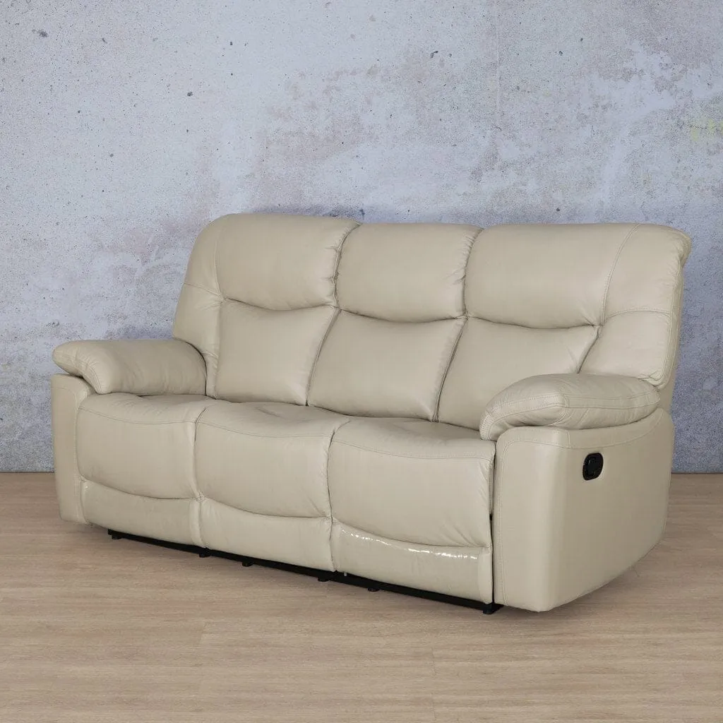 Chester 3 Seater Leather Recliner