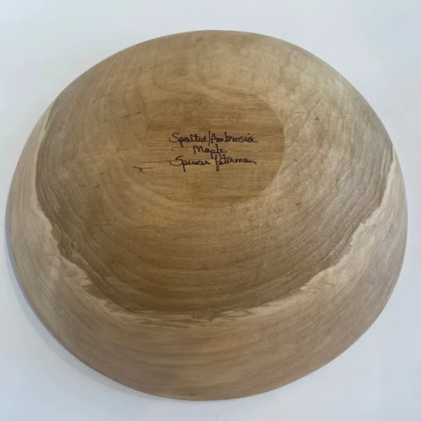 Classic round spalted maple bowls