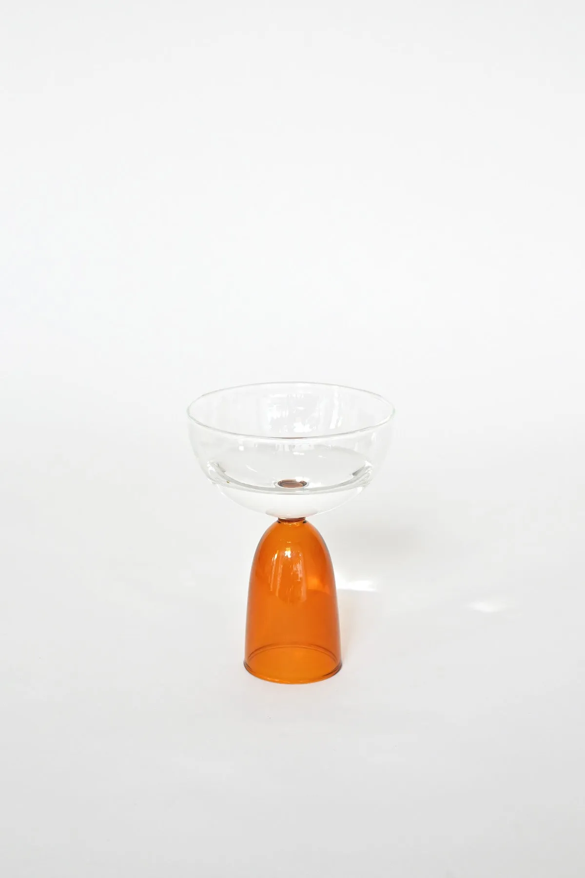 Cocktail Glass, Coupe - Clear   Amber