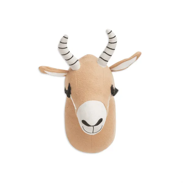 Crane Antelope Plush Head Baby & Kids Room Wall Decor - Kendi