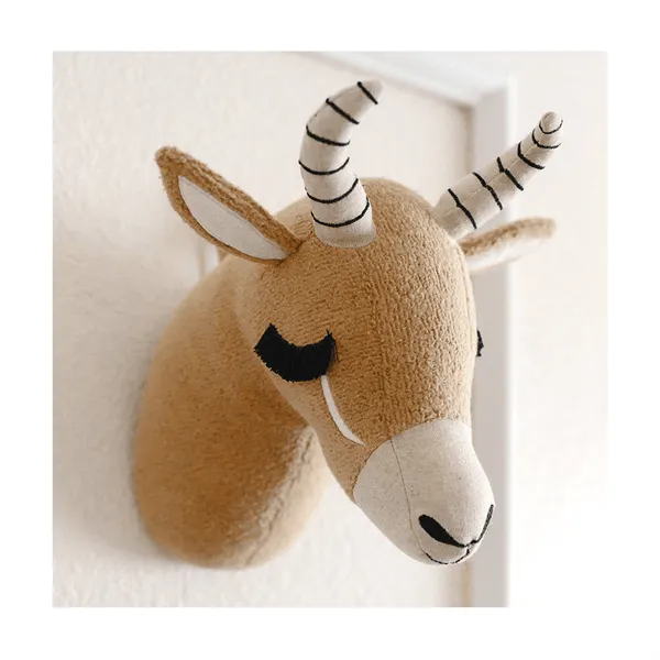 Crane Antelope Plush Head Baby & Kids Room Wall Decor - Kendi