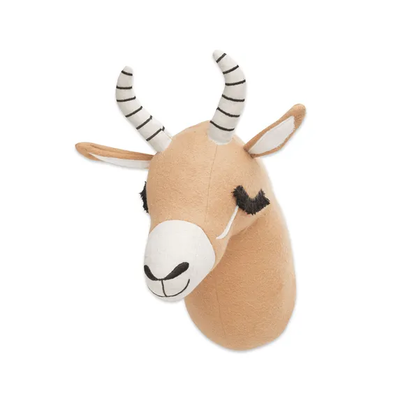 Crane Antelope Plush Head Baby & Kids Room Wall Decor - Kendi