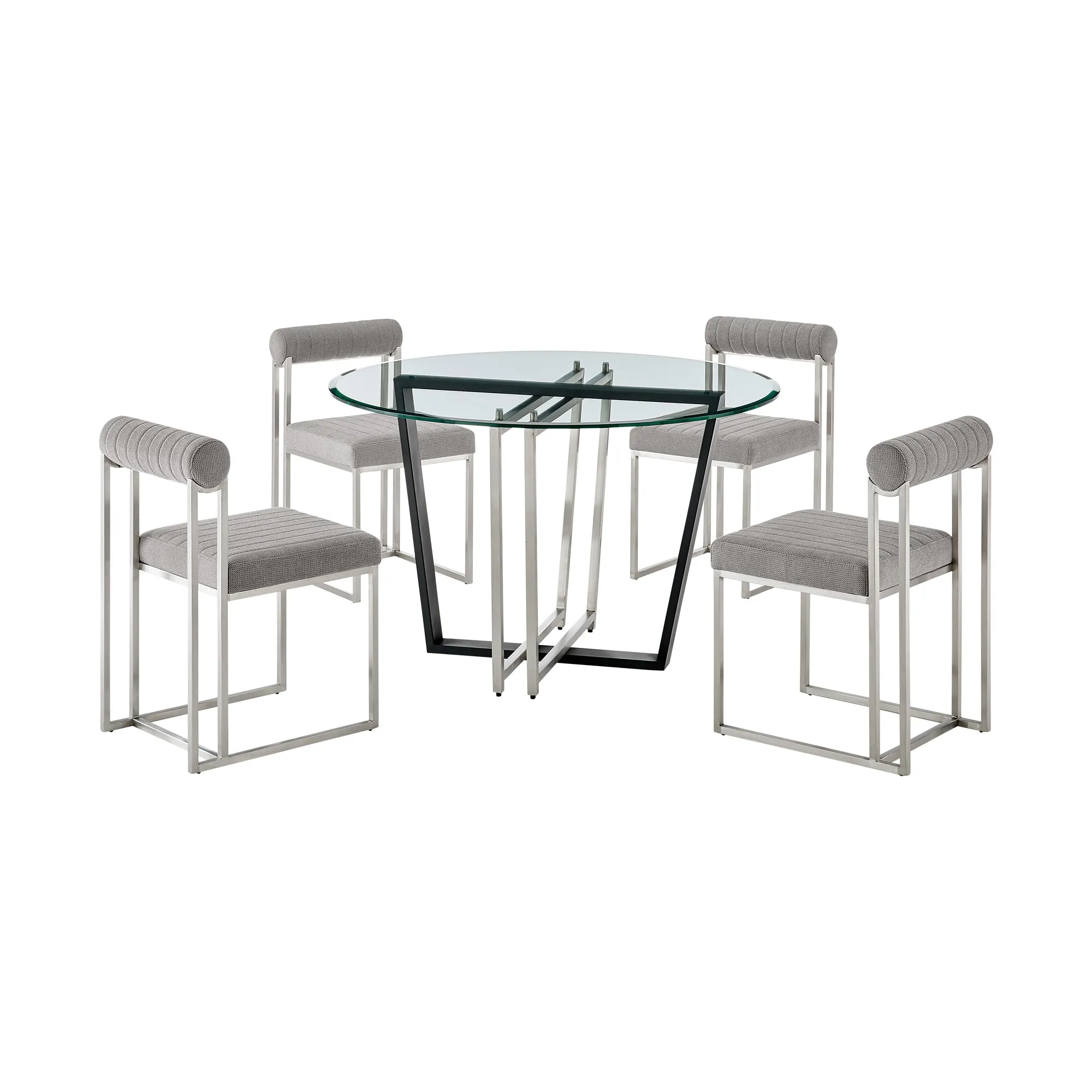 Devi Anastasia 5 Piece Dining Table Set