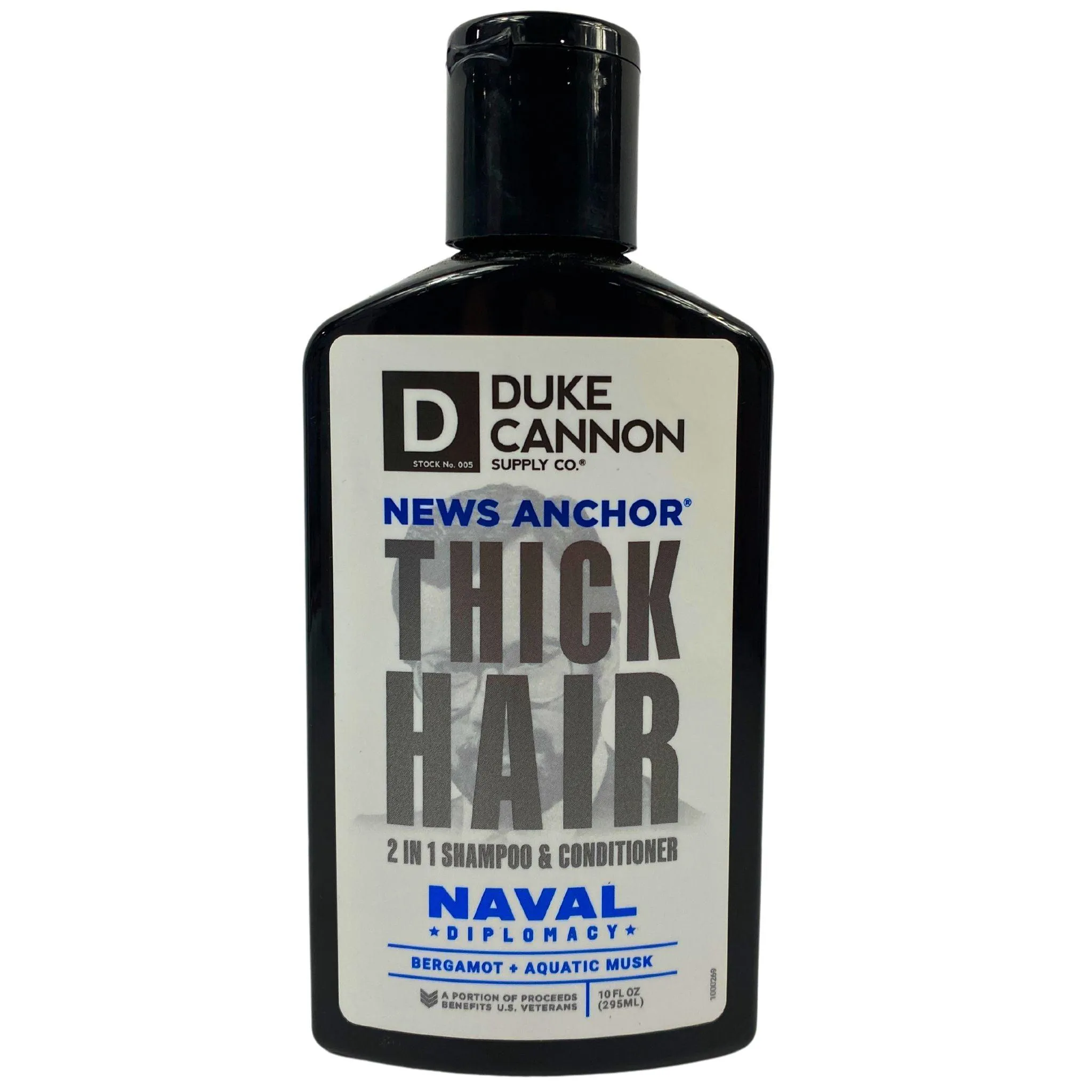 Duke Cannon News Anchor Thick Hair 2 IN 1 Shampoo & Conditioner 10OZ (54 Pcs Lot)