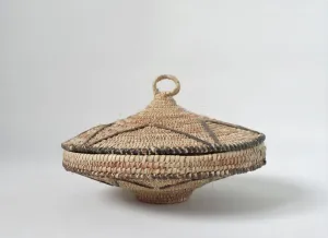 Egyptian woven African basket from Shalateen