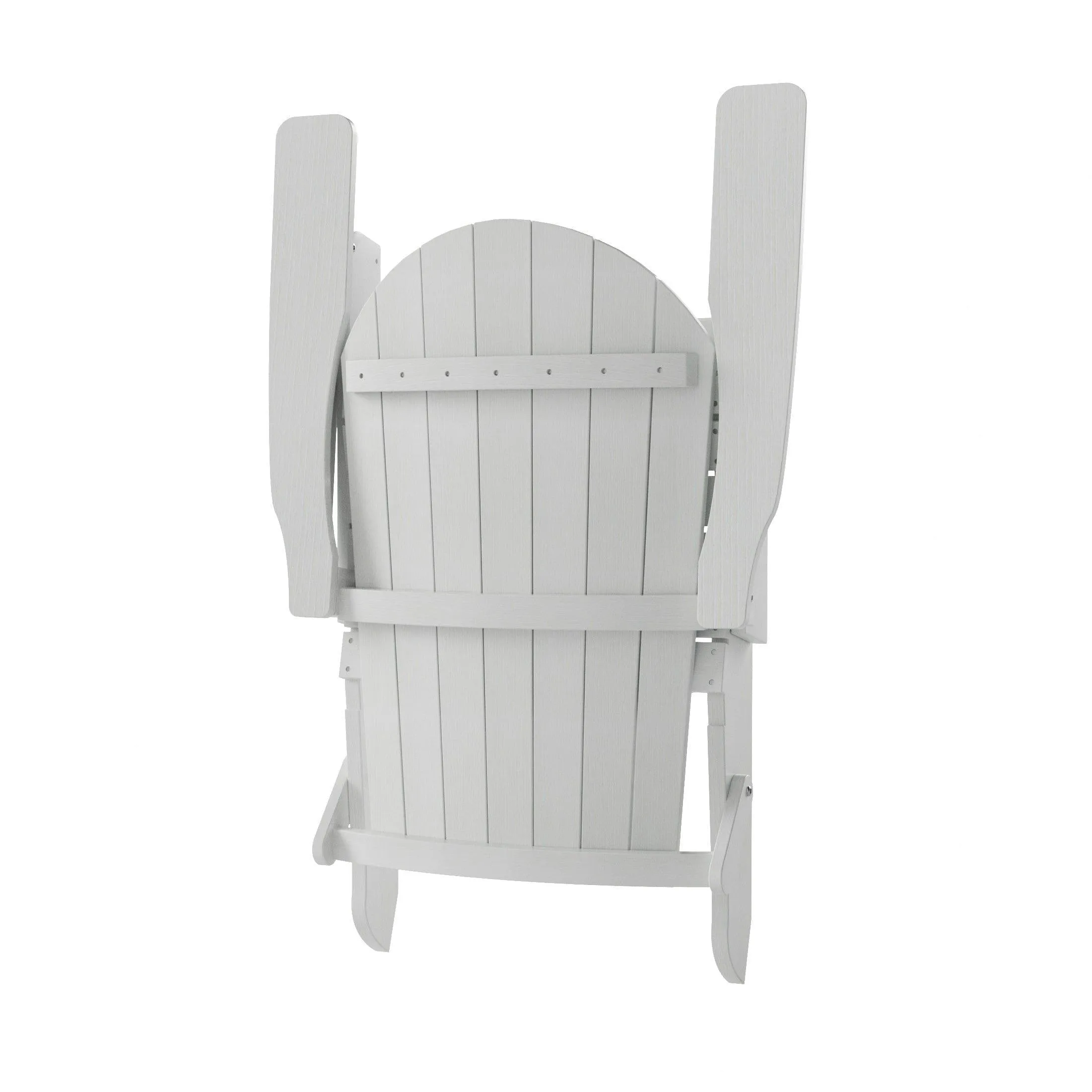 Florence 7-Piece HIPS Folding Adirondack Chair with Coffee Table and Side Table Set