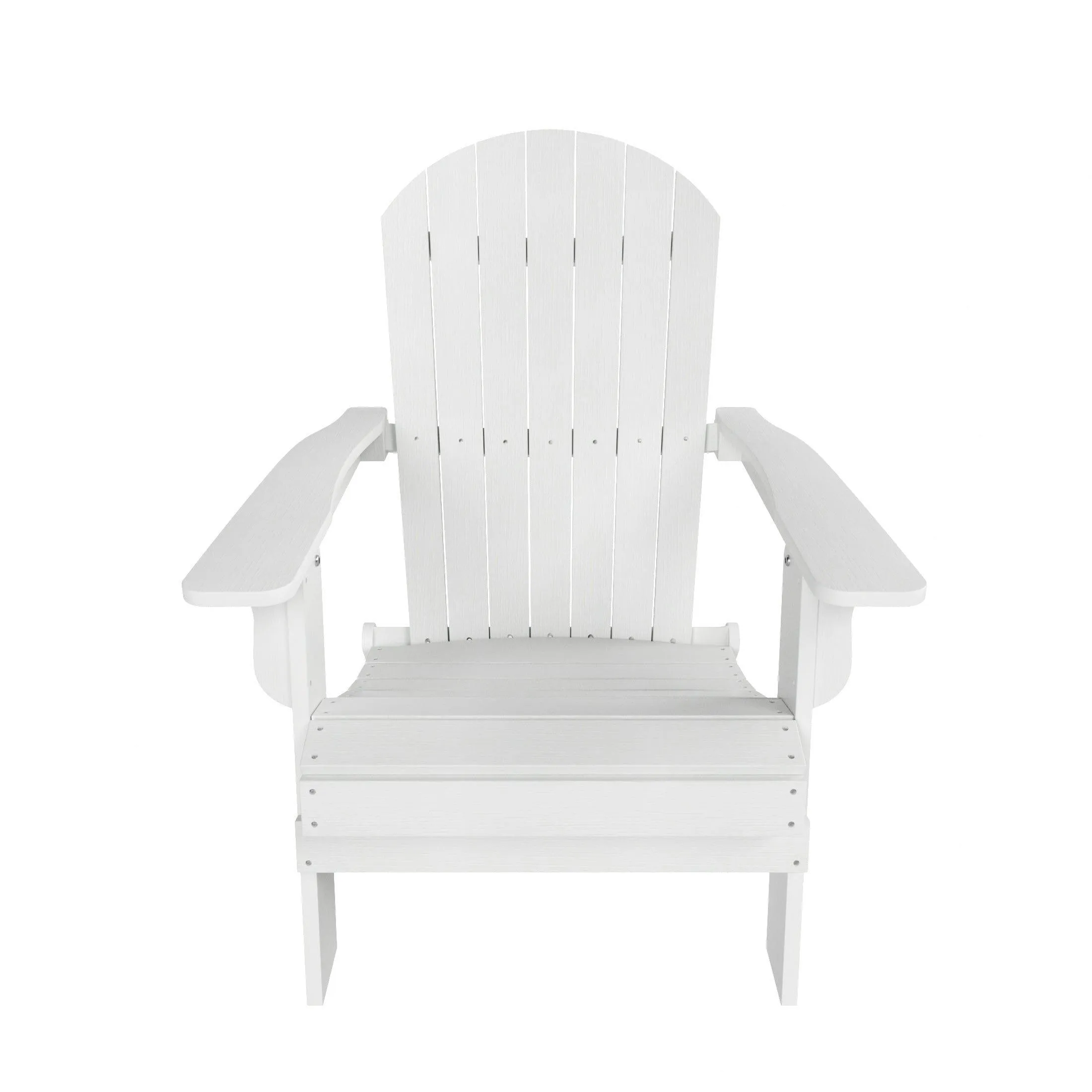 Florence 7-Piece HIPS Folding Adirondack Chair with Coffee Table and Side Table Set