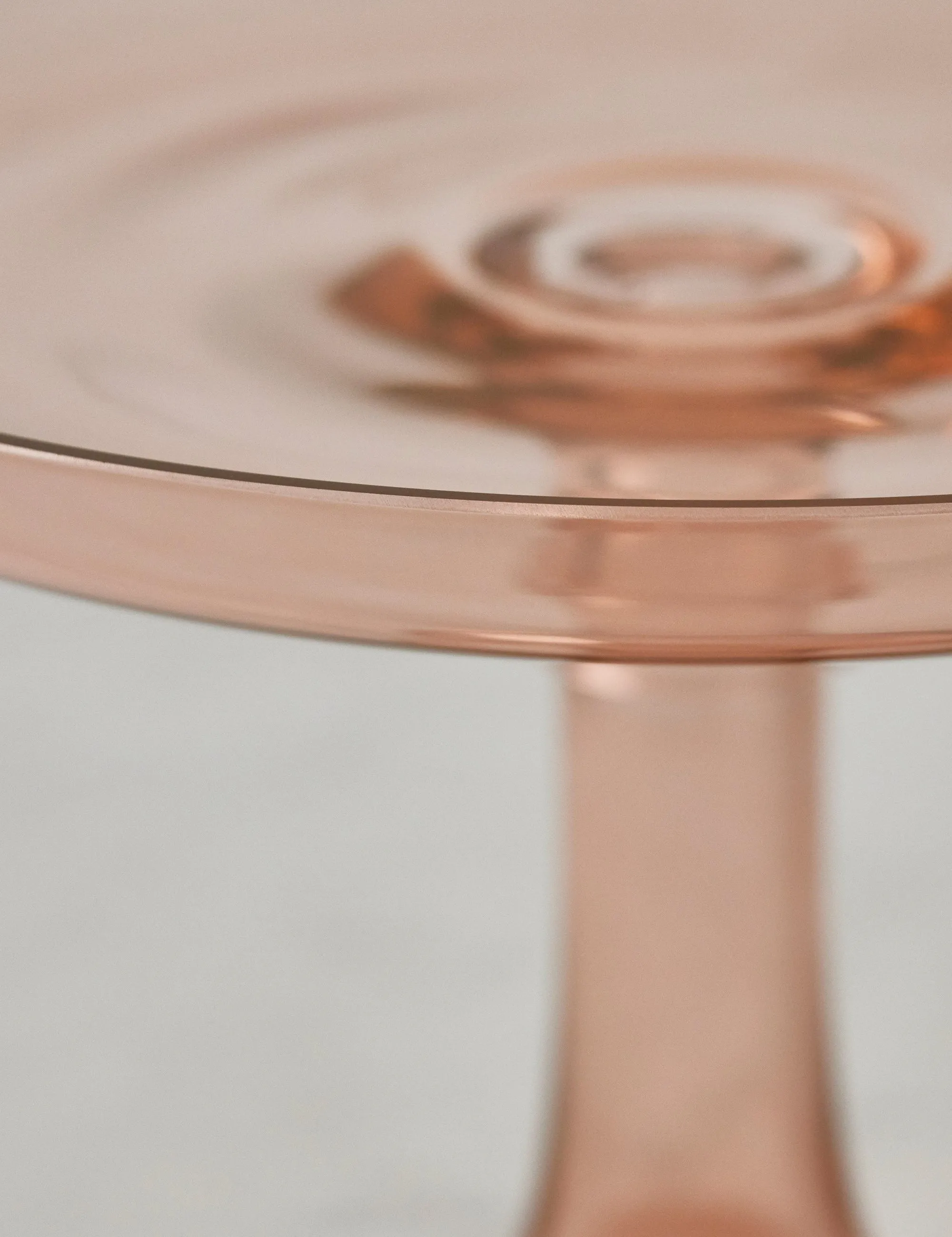 Glass Cake Stand by Estelle Colored Glass