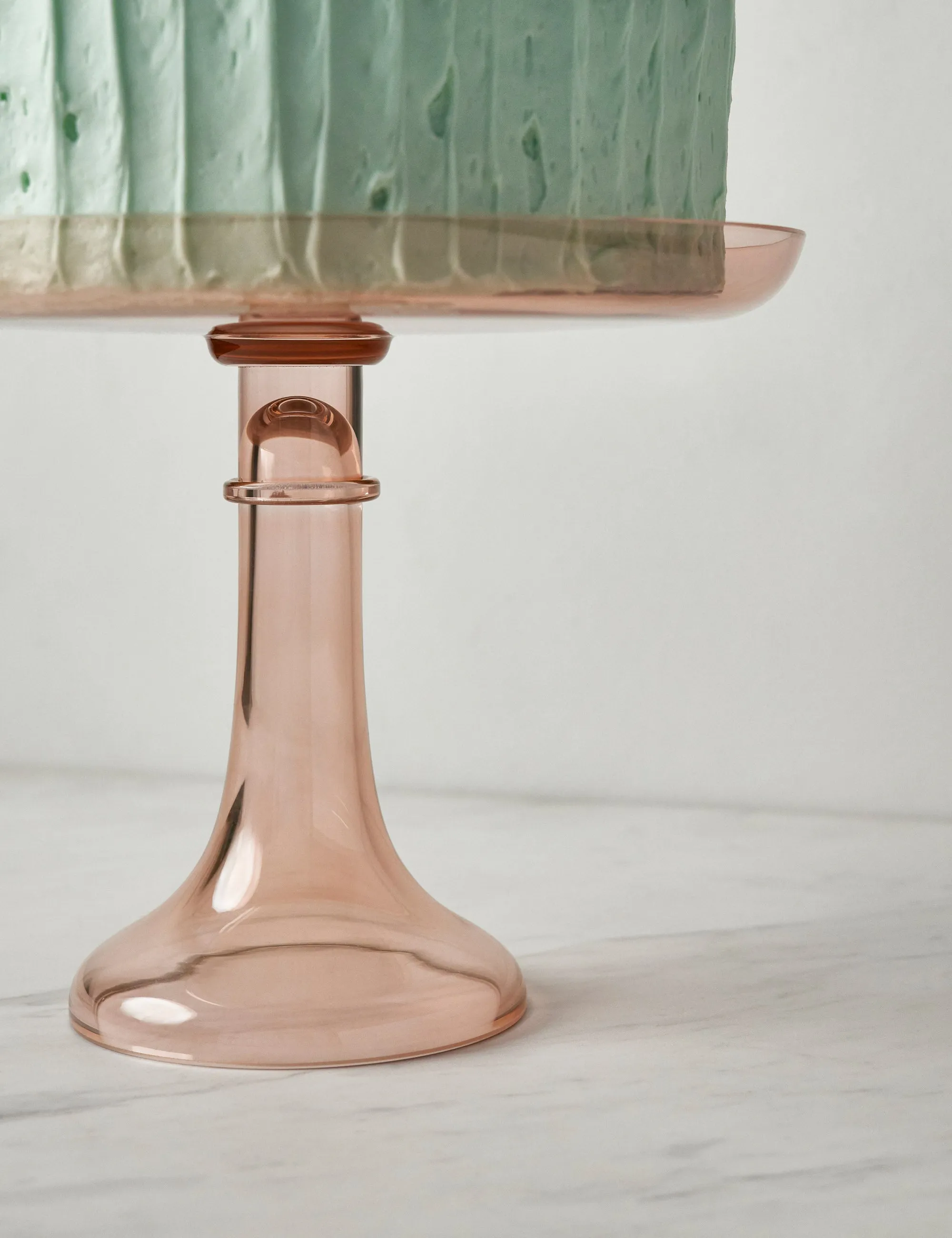 Glass Cake Stand by Estelle Colored Glass