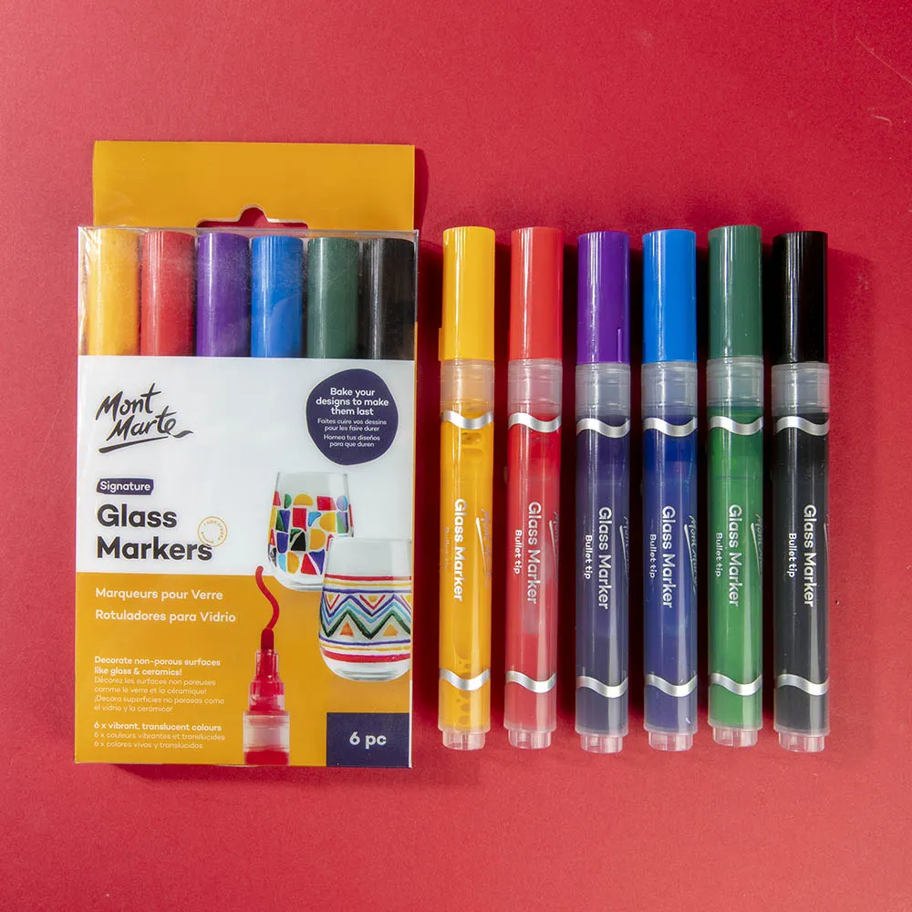 Glass Markers Signature 6pc