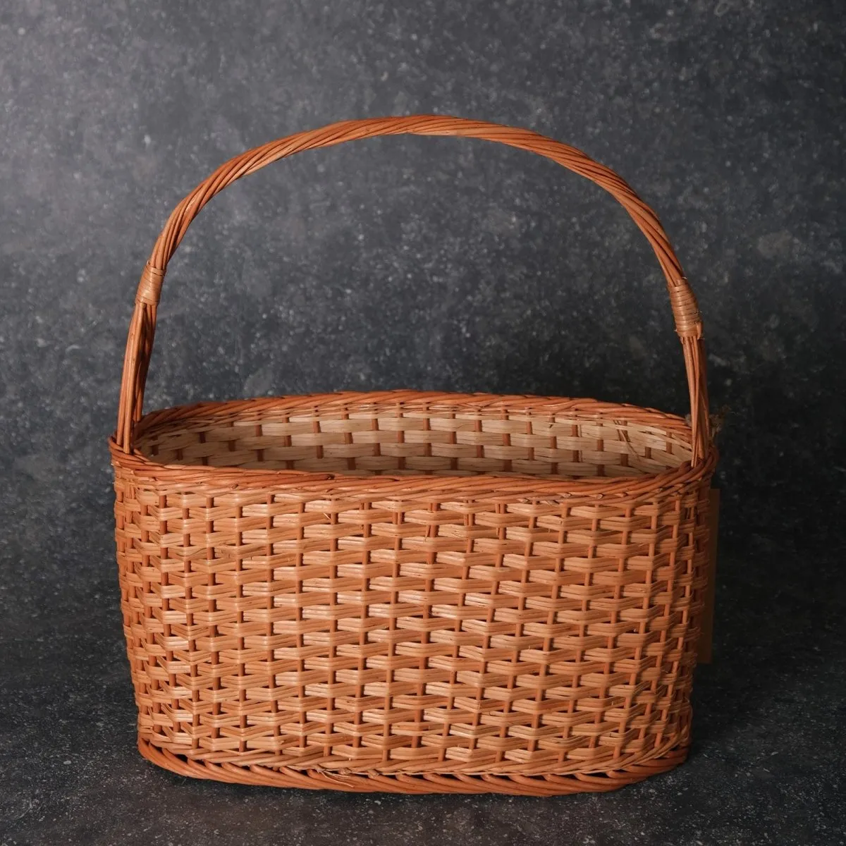 Handcrafted Kashmiri Wicker Picnic Basket