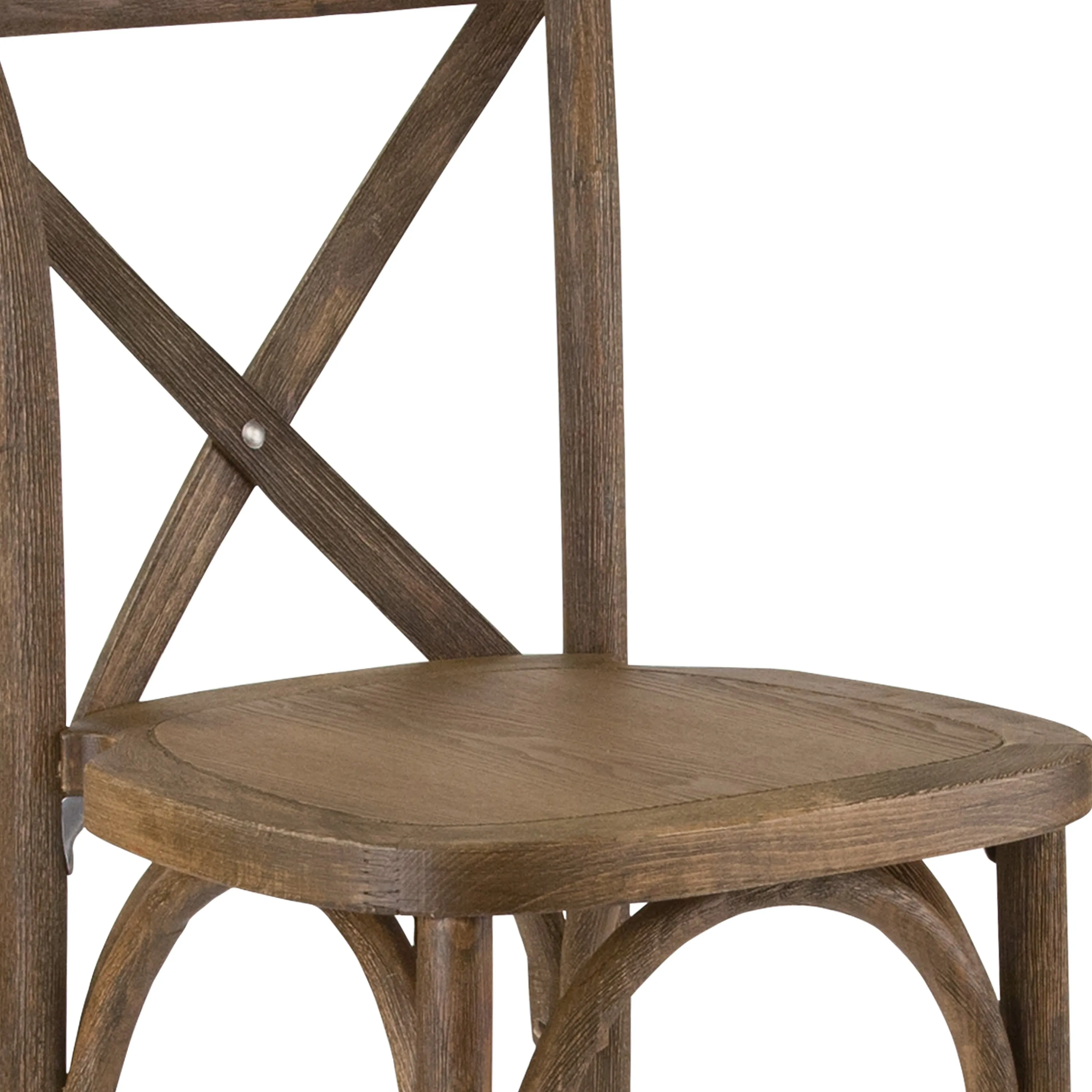 HERCULES Series Wood Cross Back Barstool