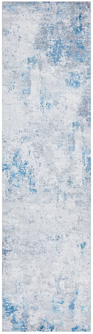 Illusions 132 Blue Runner Rug