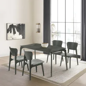 Kalia 5 Piece Wood Dining Set