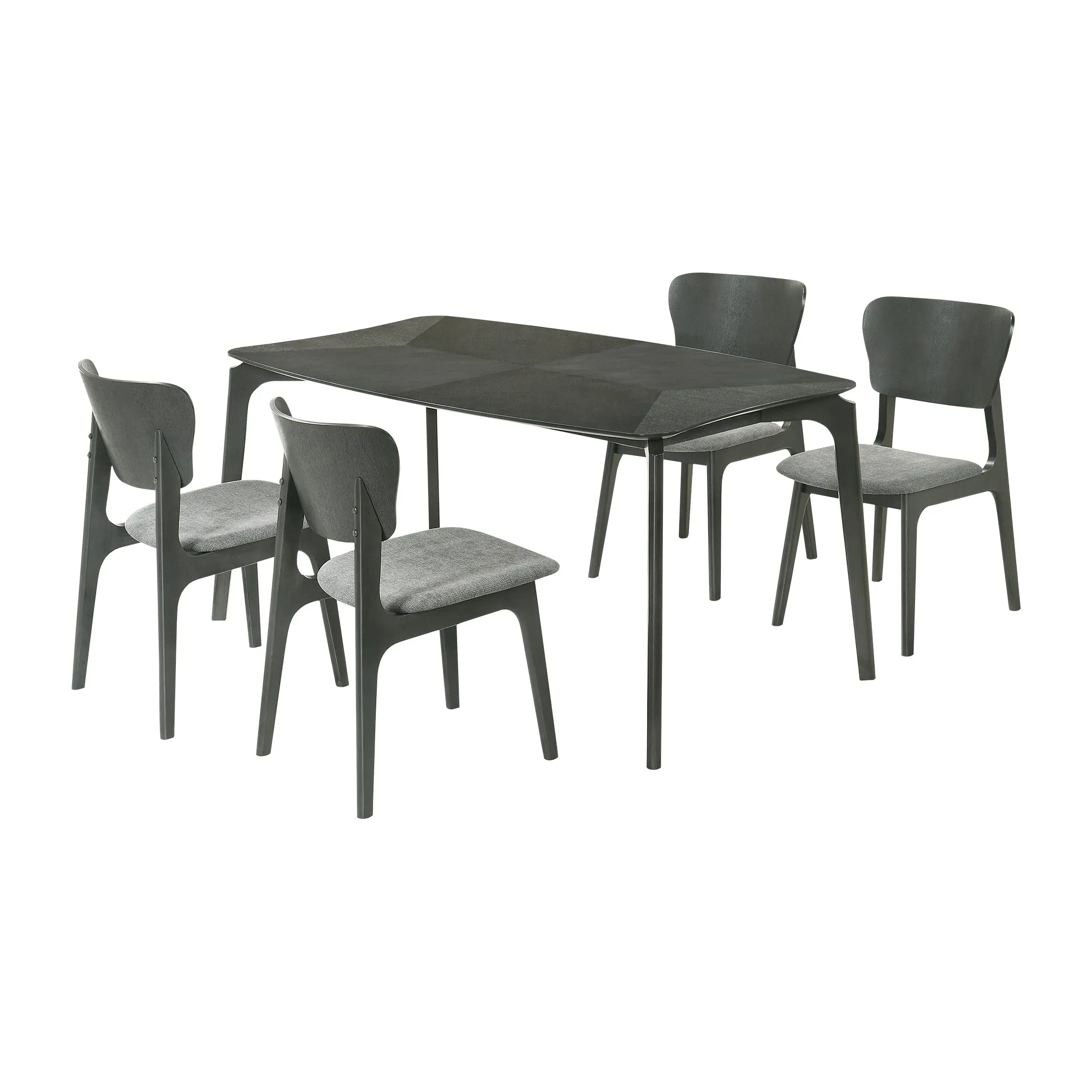 Kalia 5 Piece Wood Dining Set