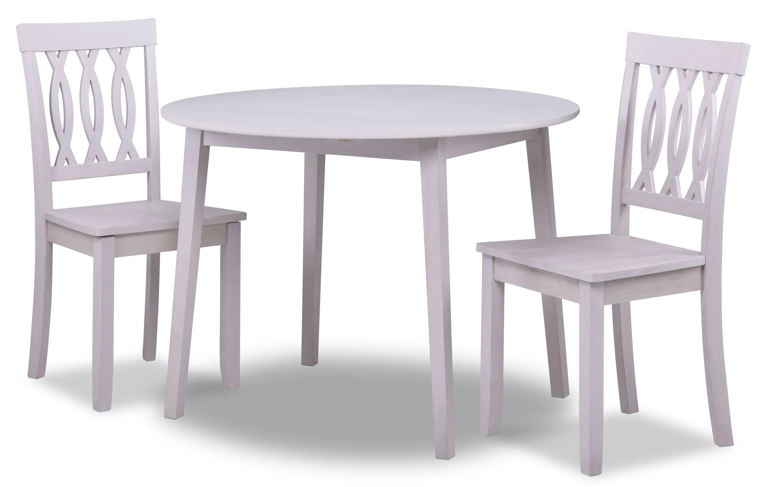 Lassen 3-Piece Dinette Set - Antique White