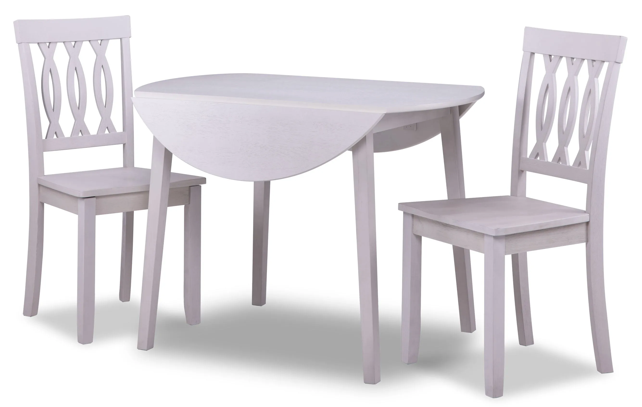 Lassen 3-Piece Dinette Set - Antique White