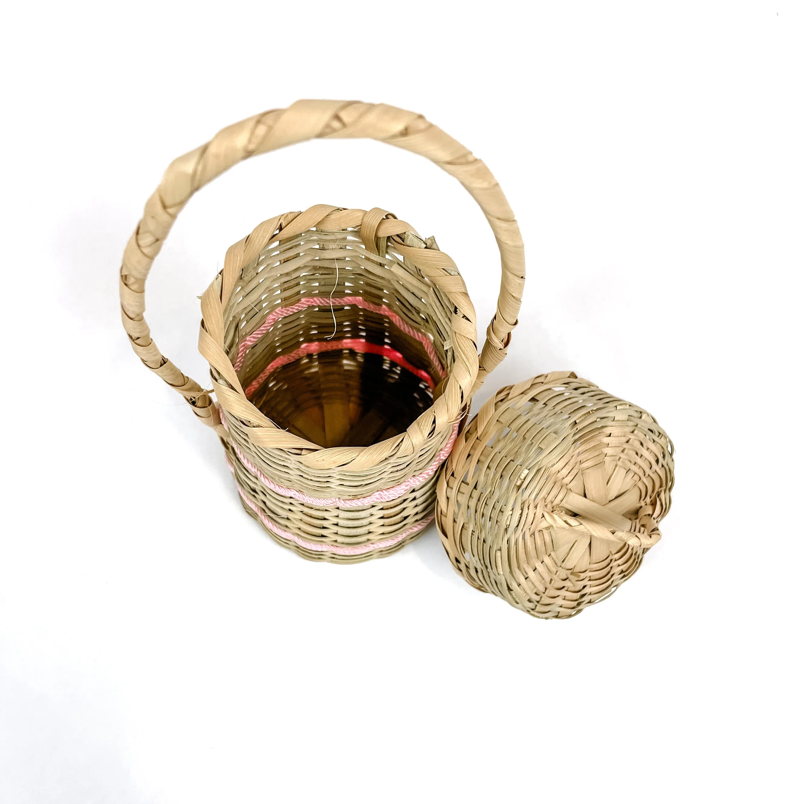 Lidded Basket - Small Cylinder