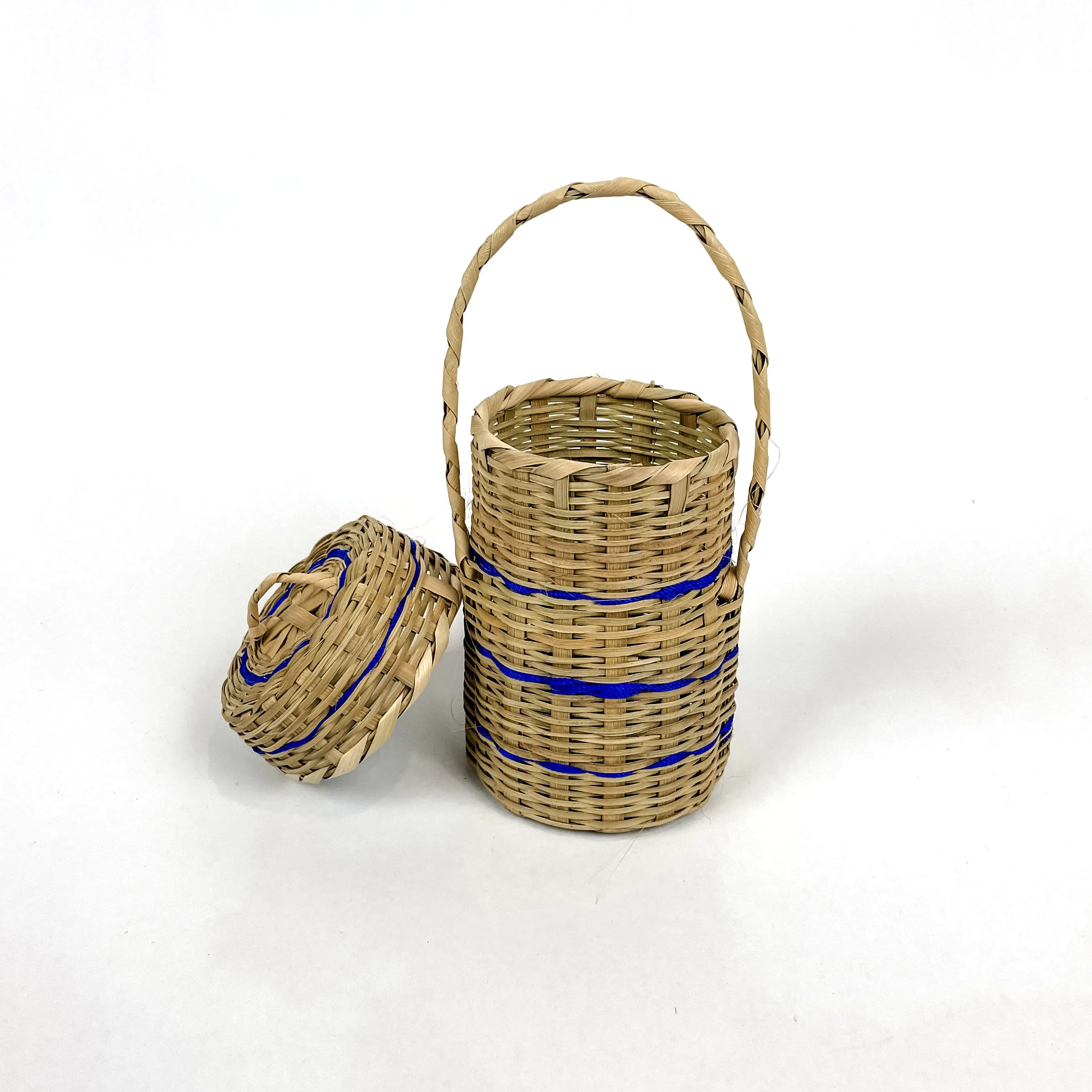 Lidded Basket - Small Cylinder