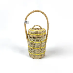 Lidded Basket - Small Cylinder